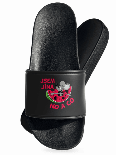 Jsem jiná pantofle Black