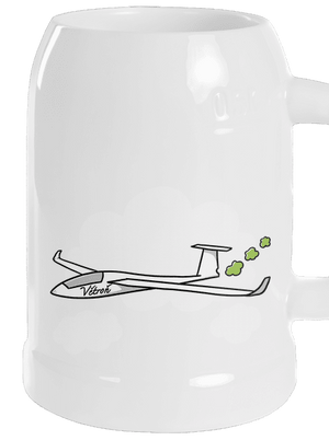 Větroň půllitr White