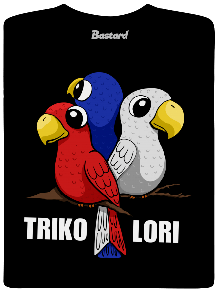 Trikolori dětské tričko Black
