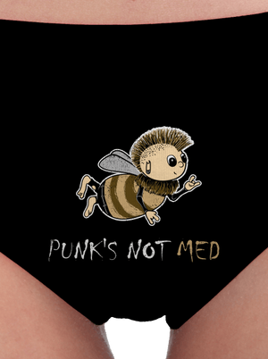 Punks Not Med dámské kalhotky Black