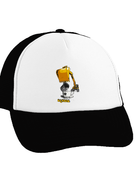 Bagrista kšiltovka truckerka Black cap
