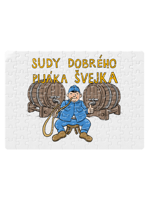 Sudy dobrého pijáka Švejka puzzle White
