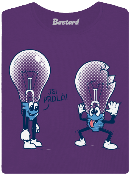 Prdlá dámské tričko premium Purple