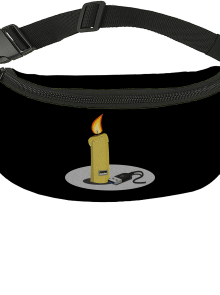 USB svíčka ledvinka Black
