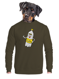unisex mikina bez kapuce