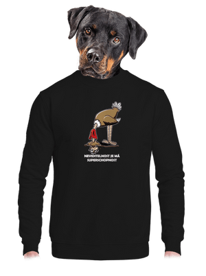 unisex mikina bez kapuce