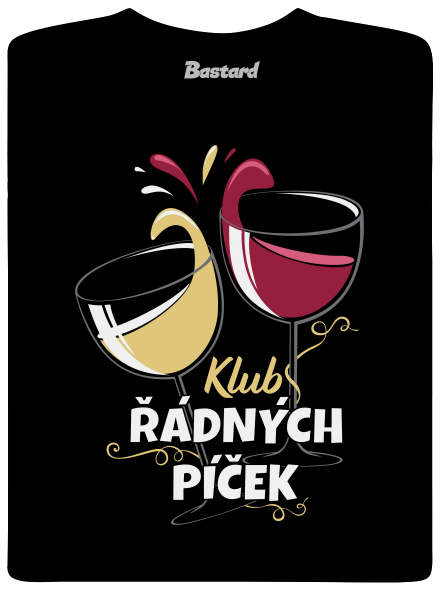 Klub řádných píček pánské tričko Black