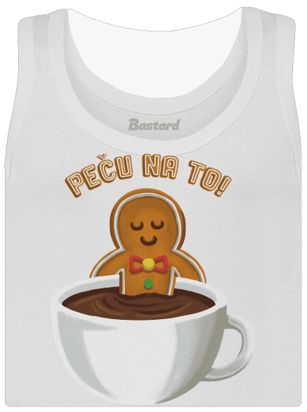 Peču na to! dámské tílko klasické White
