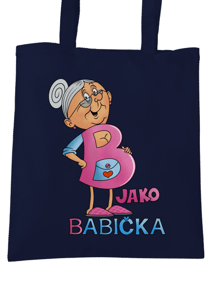 B jako babička taška French Navy