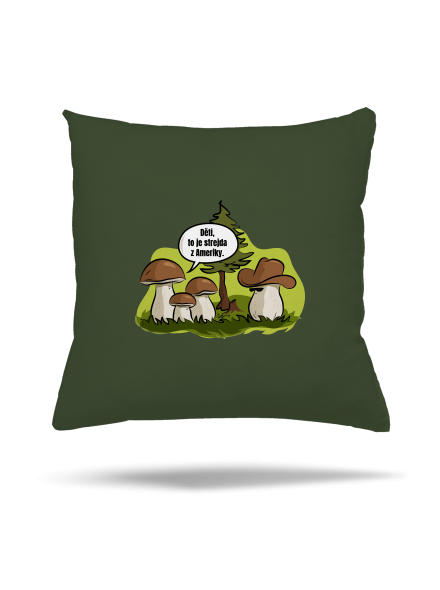 Strejda z Ameriky polštář Olive Green