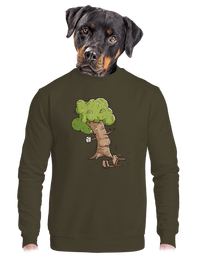 unisex mikina bez kapuce