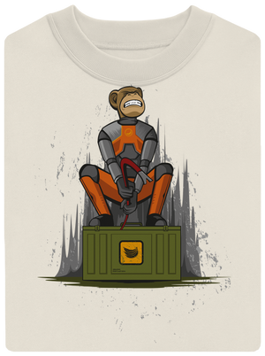 Ape-Life unisex mikina bez kapuce Off White