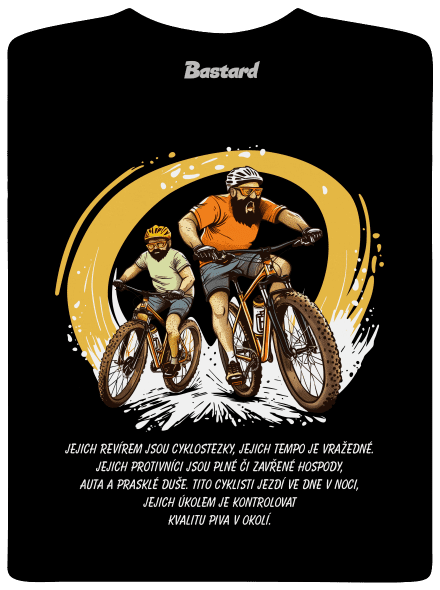 Cyklo 11 pánské tričko Black
