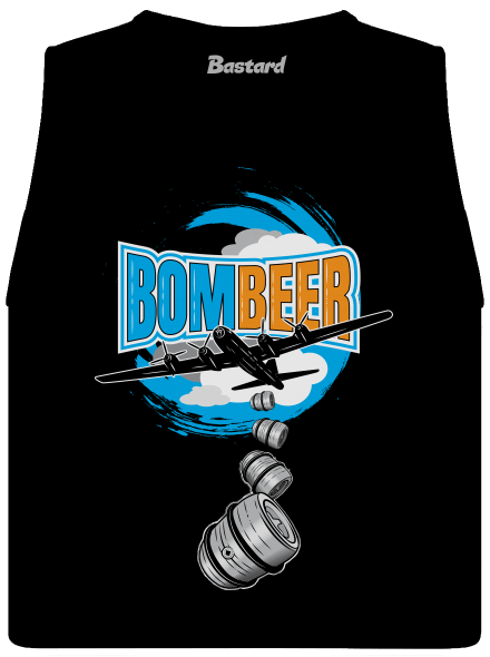 BomBeer dámské tílko volné Black