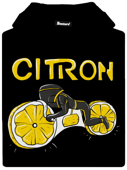 Citron Legacy pánská mikina klokanka Black