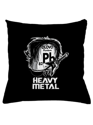 Heavy Metal polštář Black