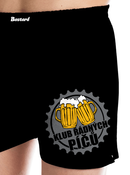 Klub řádných píčů pánské trenky Black