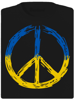 Ukrajina - Peace dámské sportovní tričko Black