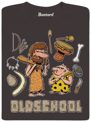 Oldschool pánské dlouhý rukáv Bear Brown