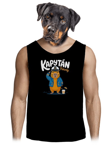 Kapytán pohody pánské tílko Black