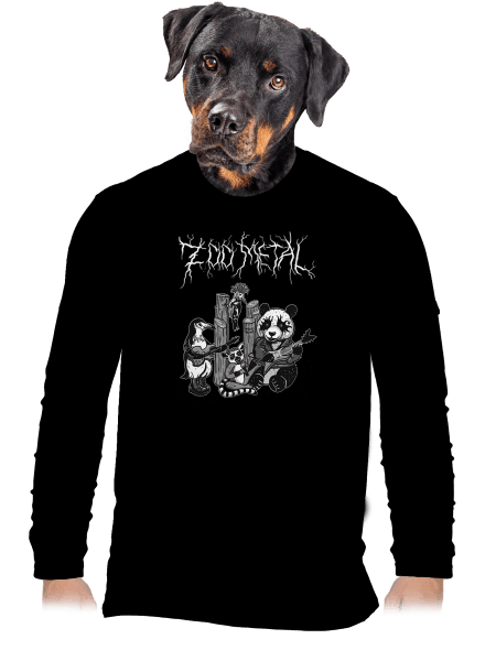 ZOO metal pánské dlouhý rukáv Black