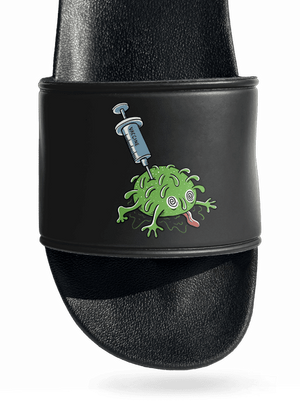 Zapíchlý covid pantofle Black