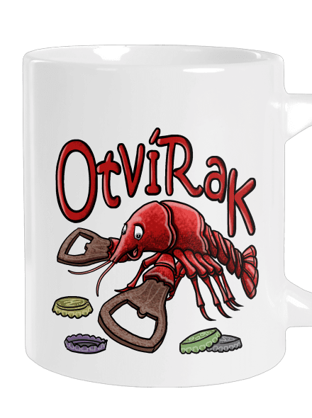 Otvírak velký hrnek White