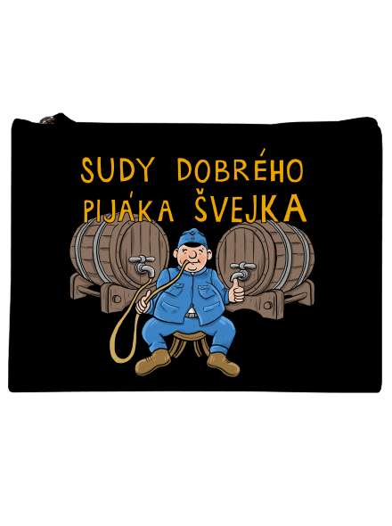 Sudy dobrého pijáka Švejka taštička Black