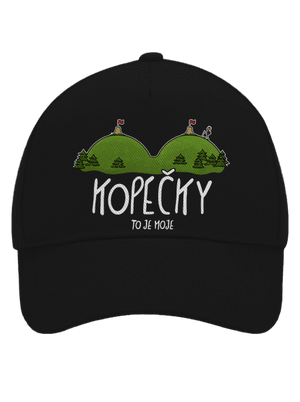 Kopečky kšiltovka baseballka Black