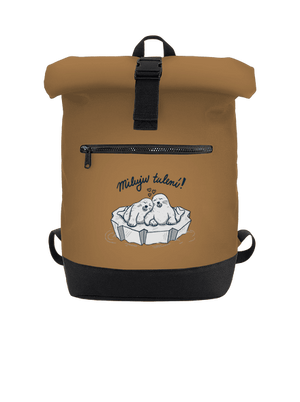 Miluju tulení batoh Caramel