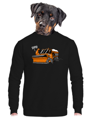 unisex mikina bez kapuce