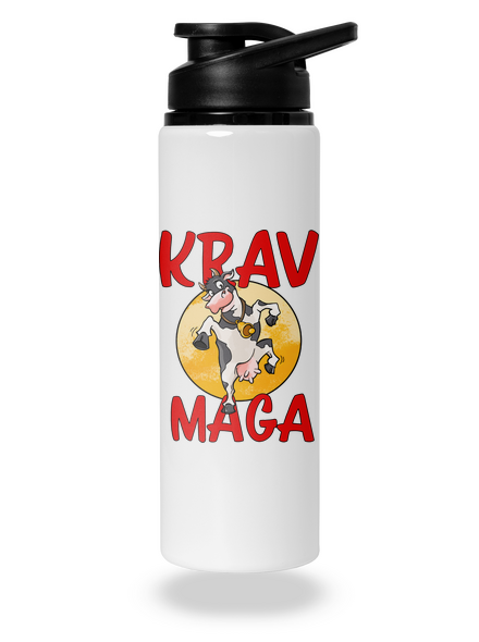 Krav Maga lahev na vodu White