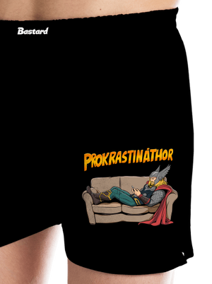 Prokrastináthor pánské trenky Black