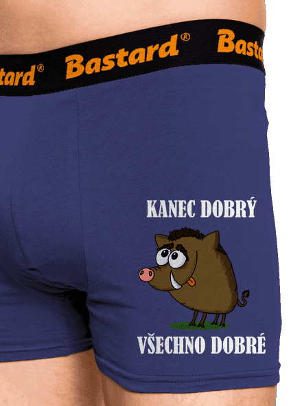 Kanec dobrý boxerky Blue Navy