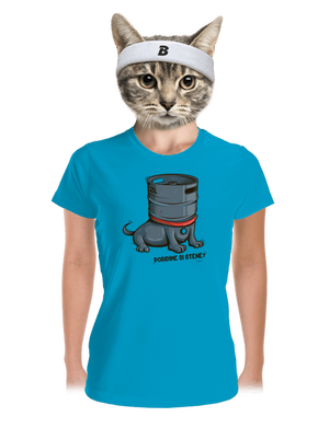 Štěně dámské sportovní tričko Blue Atol