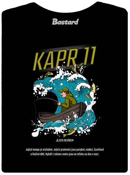Kapr 11 dámské tričko Black