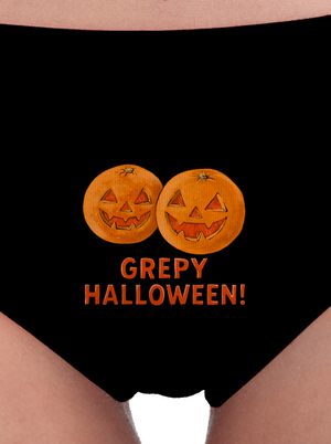 Grepy Halloween dámské kalhotky Black