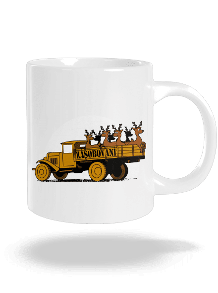 Zásobování velký hrnek White