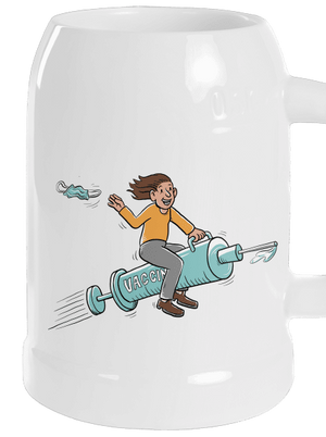 Osvobození půllitr White