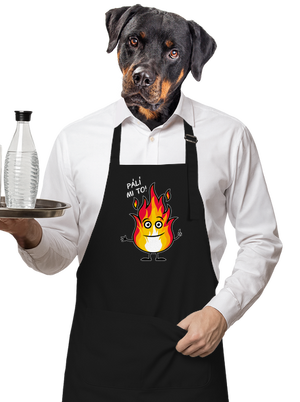 Pálí mi to zástěra Black