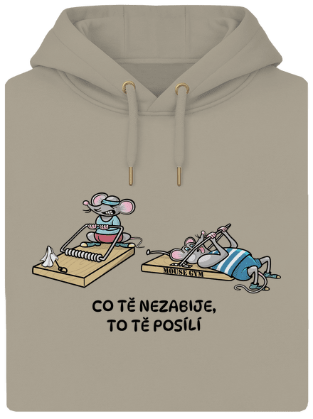 Co tě nezabije unisex mikina premium Pastel Macchiato