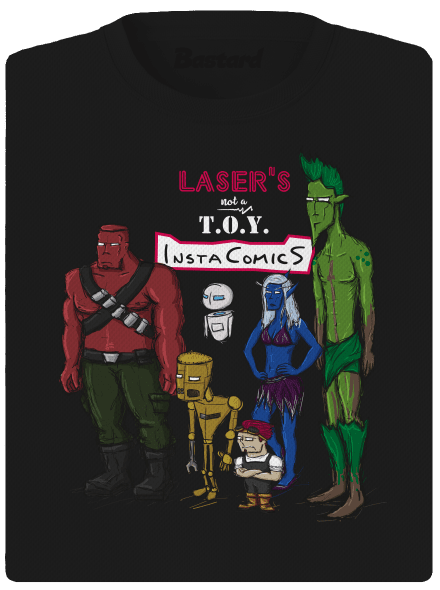 Laser's not a toy dámské sportovní tričko Black