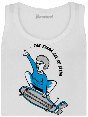 Starý, jak se cítím dámské tílko klasické White