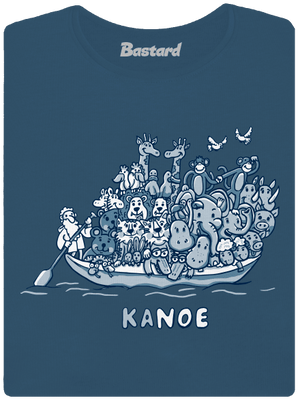 Noemova archa dámské tričko premium Petrol Blue