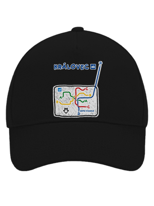 Metro Královec kšiltovka baseballka Black