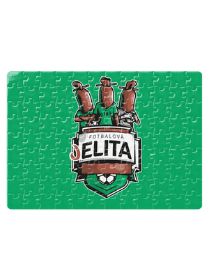 Fotbalová jelita puzzle White