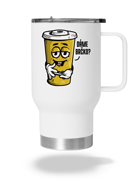 Dáme brčko? termohrnek White