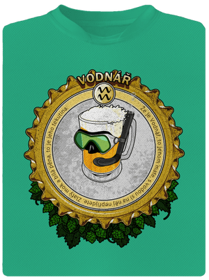 Pivní horoskop: Vodnář pánské sportovní tričko Mint Mal