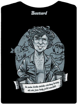 B14: Léto s kovbojem dámské tričko Black