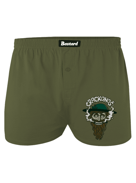 Crackonoš pánské trenky Khaki